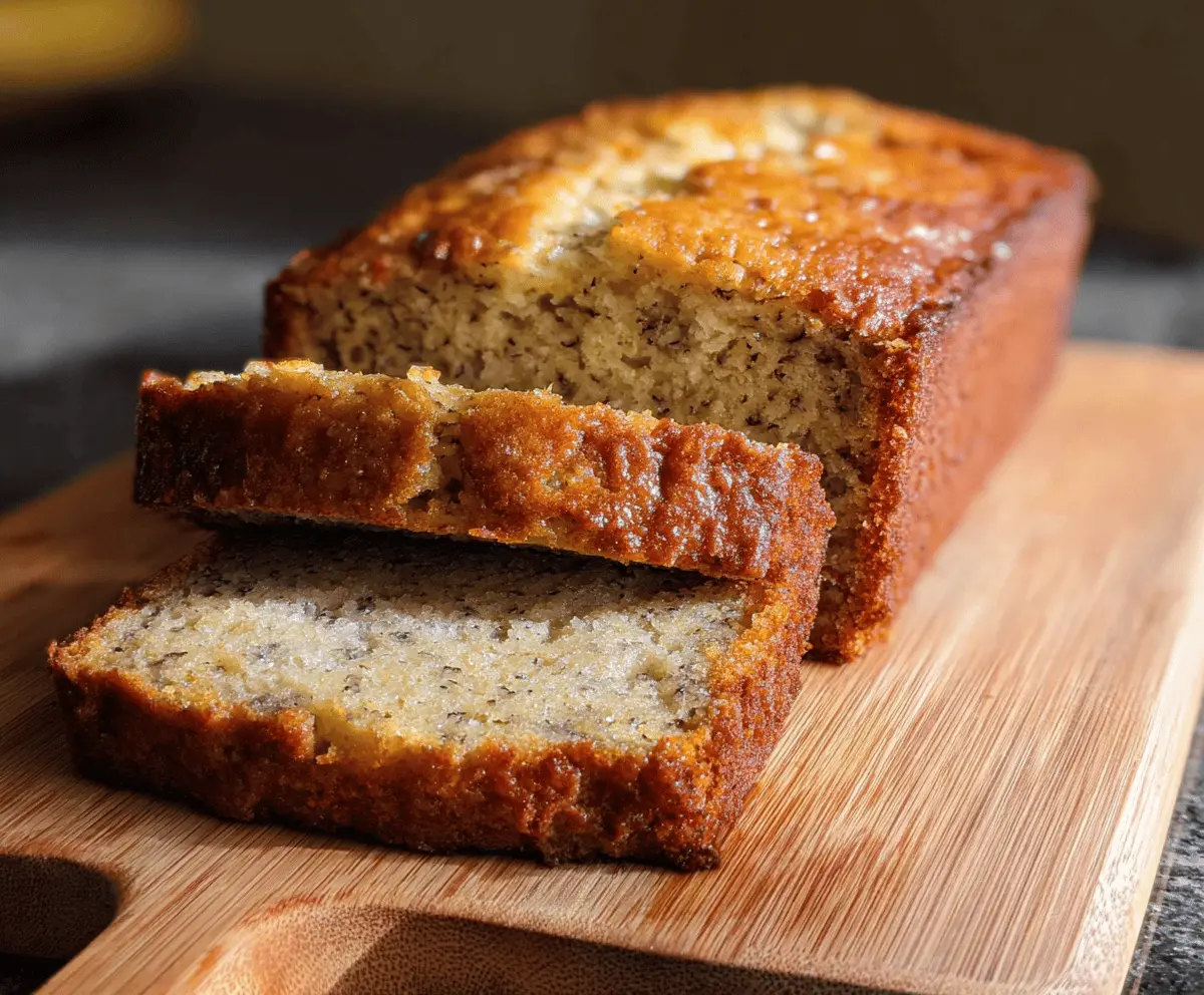 Moist Buttermilk Banana Bread Recipe