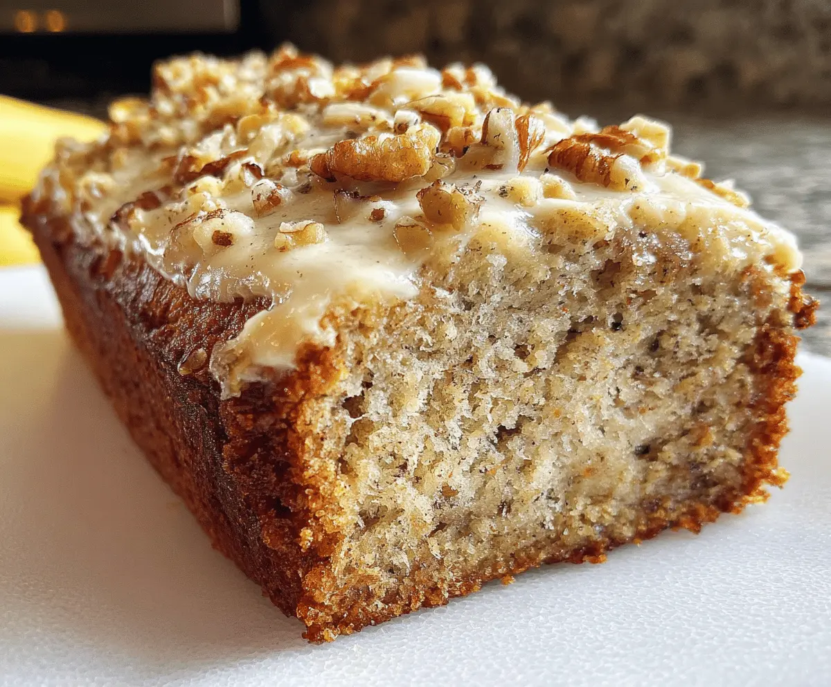 Moist and Easy Banana Bread Cake Recipe