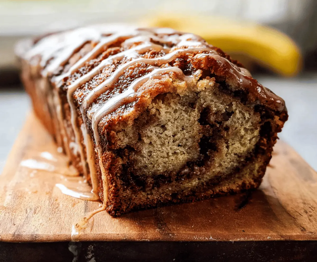 Easy Homemade Cinnamon Swirl Banana Bread Recipe