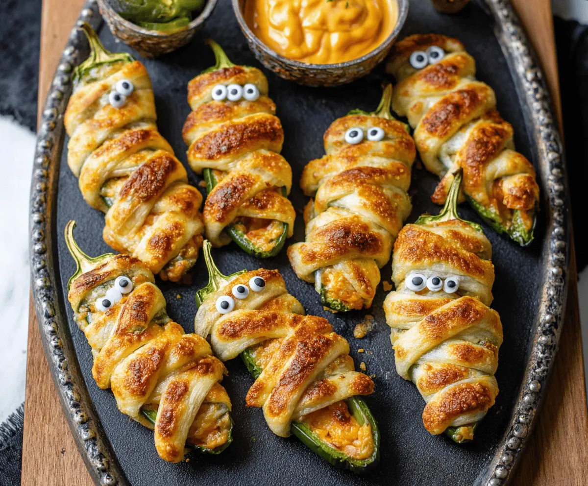 Mummy Jalapeño Poppers