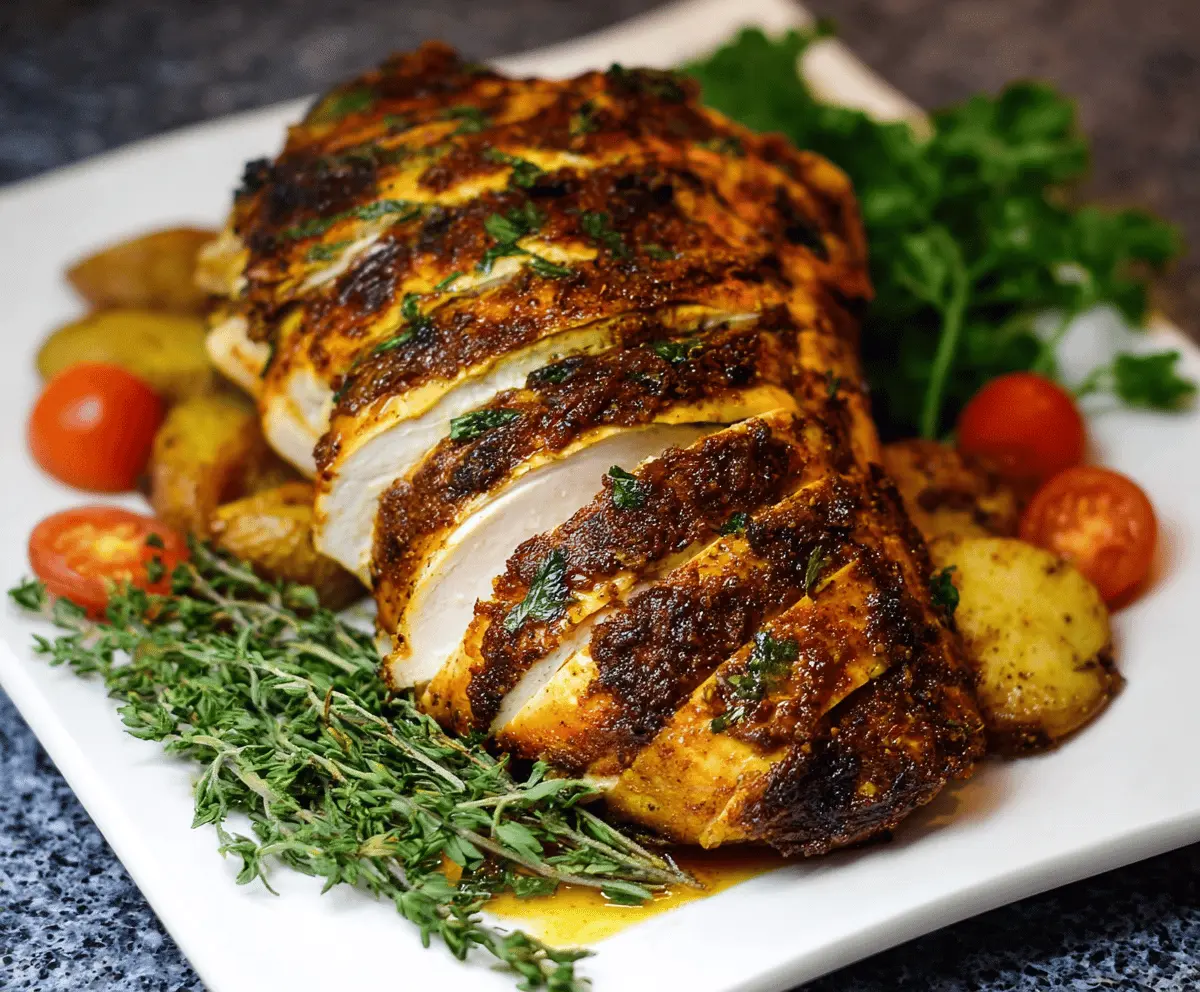 Juicy,Tender Slow Cooker Turkey Breast Cooked to Perfection
