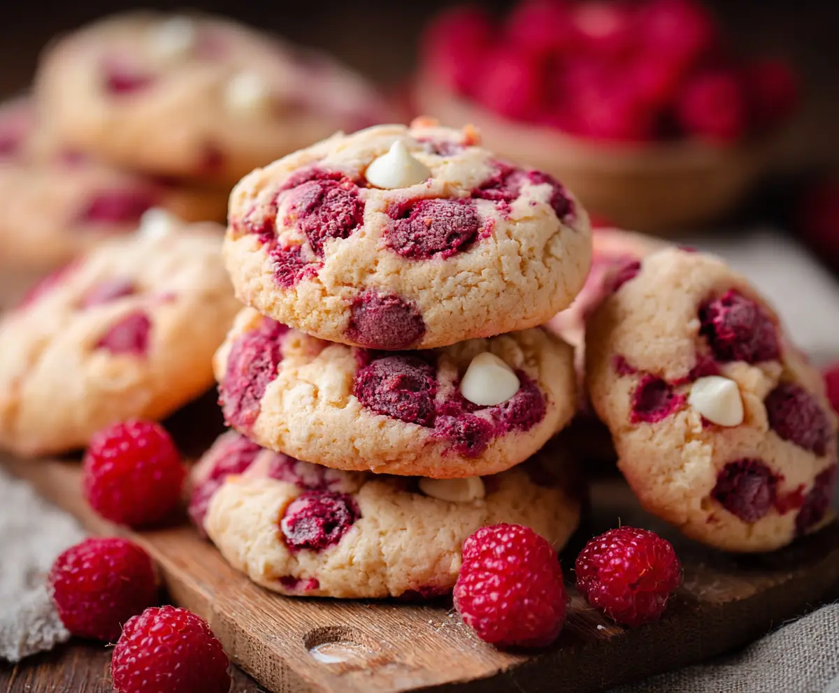 Moist Raspberry Cookies