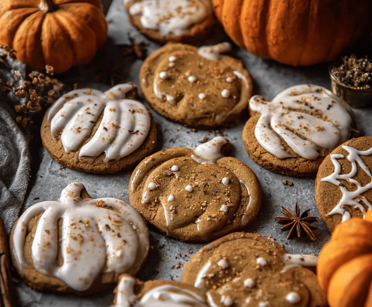 Pumpkin Gingerbread Cookies