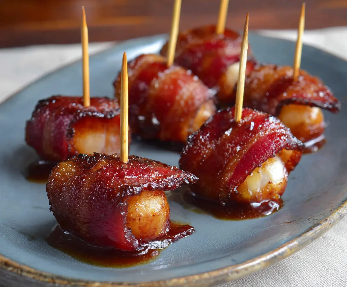 Bacon Wrapped Water Chestnuts