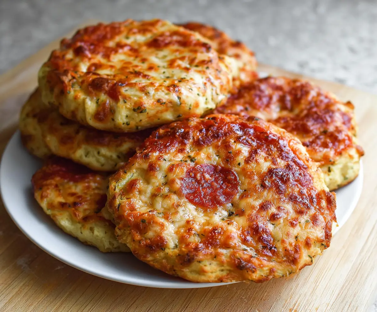 Delicious Cottage Cheese Pizza Buns fresh out of the oven, showcasing a cheesy, flavorful topping on soft buns.