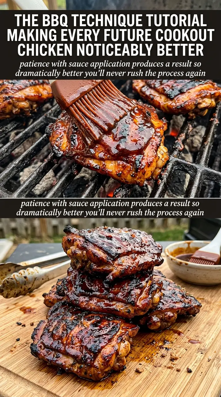 Caramelized BBQ Chicken Thighs crispy smoky