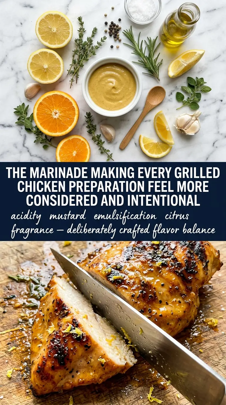Citrus Dijon Grilled Chicken Marinade bright tangy grilled