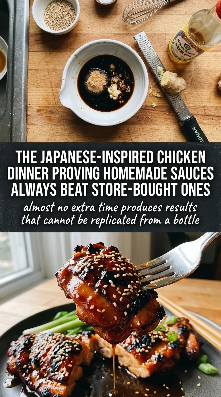 Easy Chicken Teriyaki with Marinade glossy soy glaze