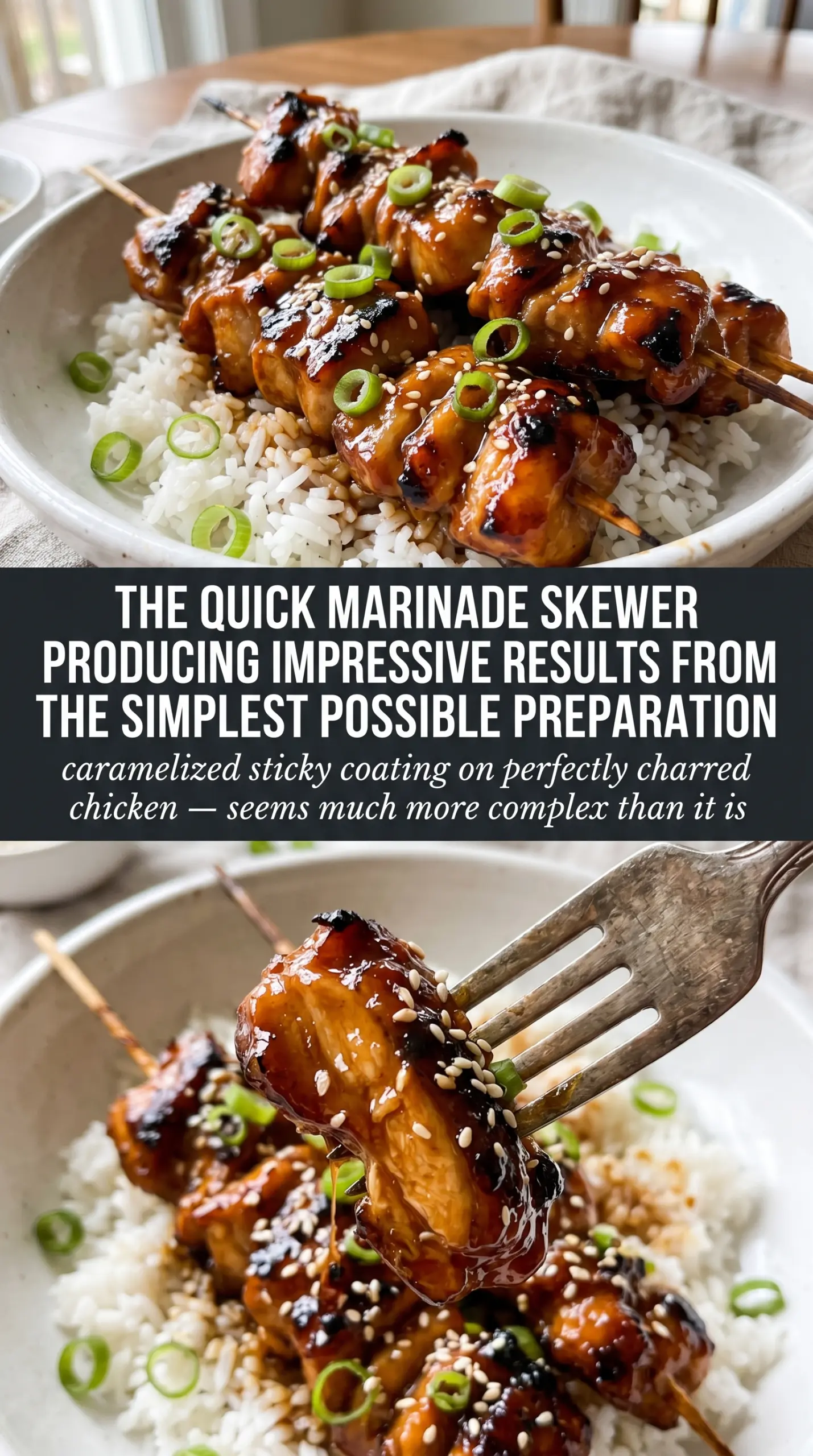honey garlic chicken skewers cooked tender