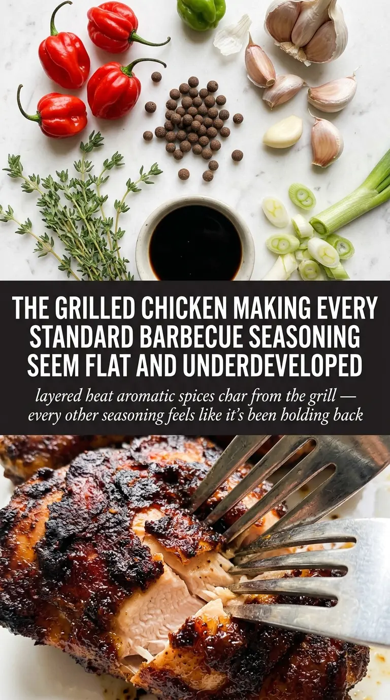jamaican jerk chicken cooked tender