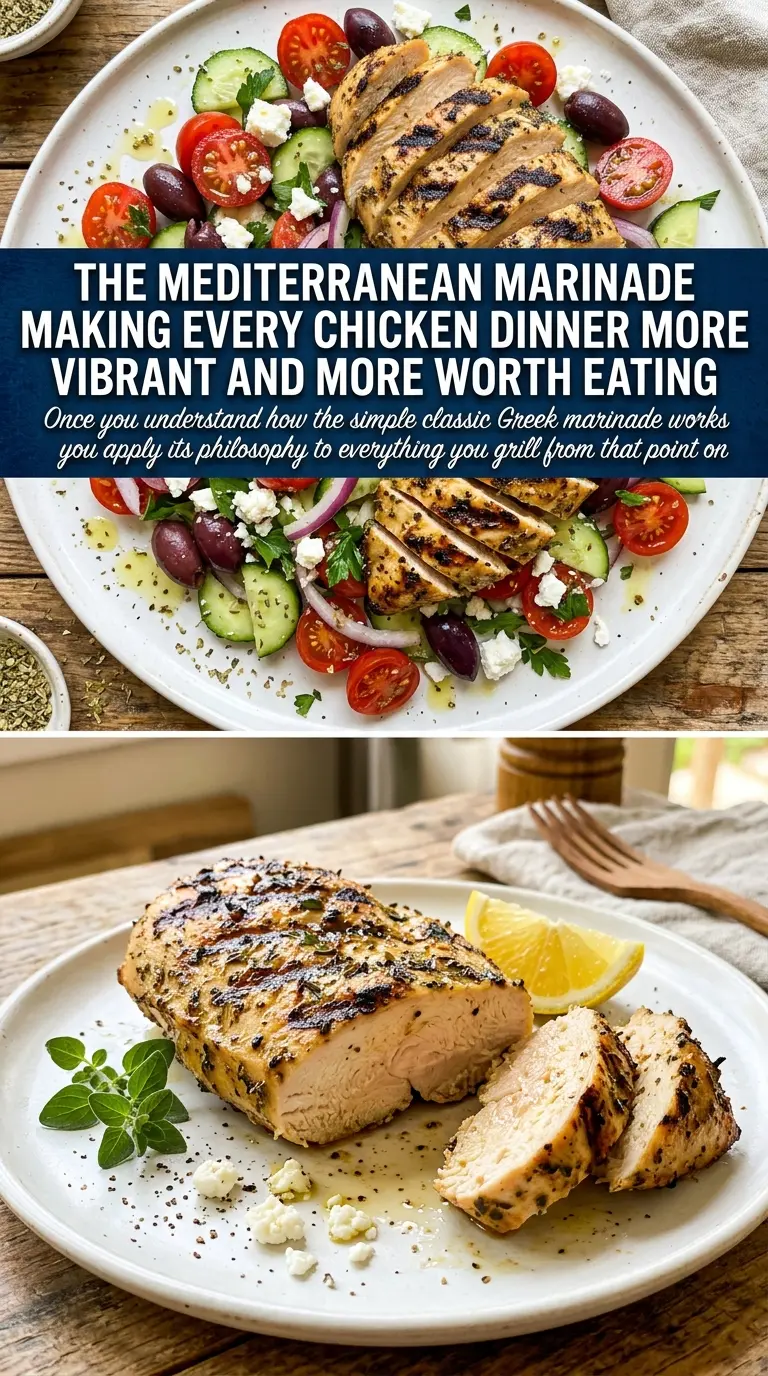 Juicy Greek Chicken lemon oregano