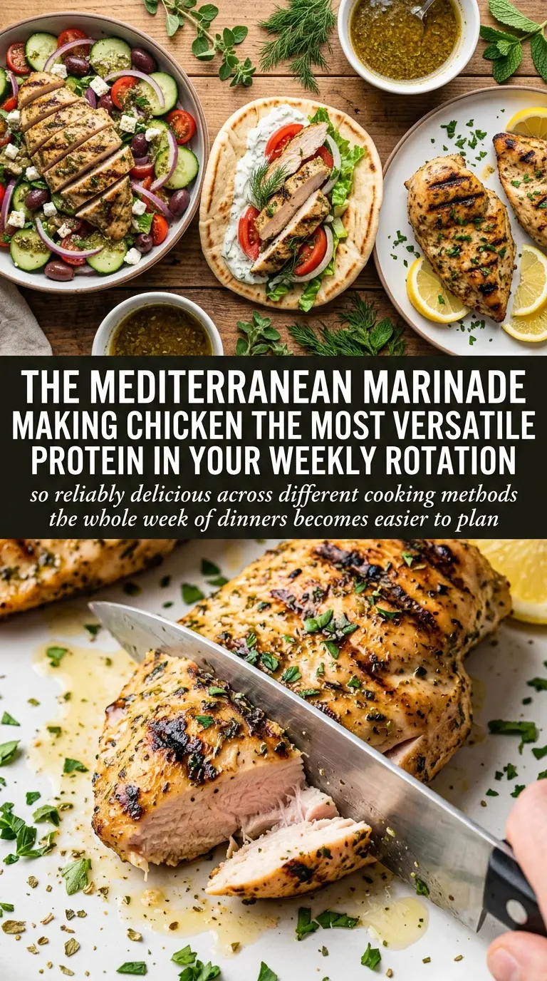 Greek chicken marinade lemon oregano garlic