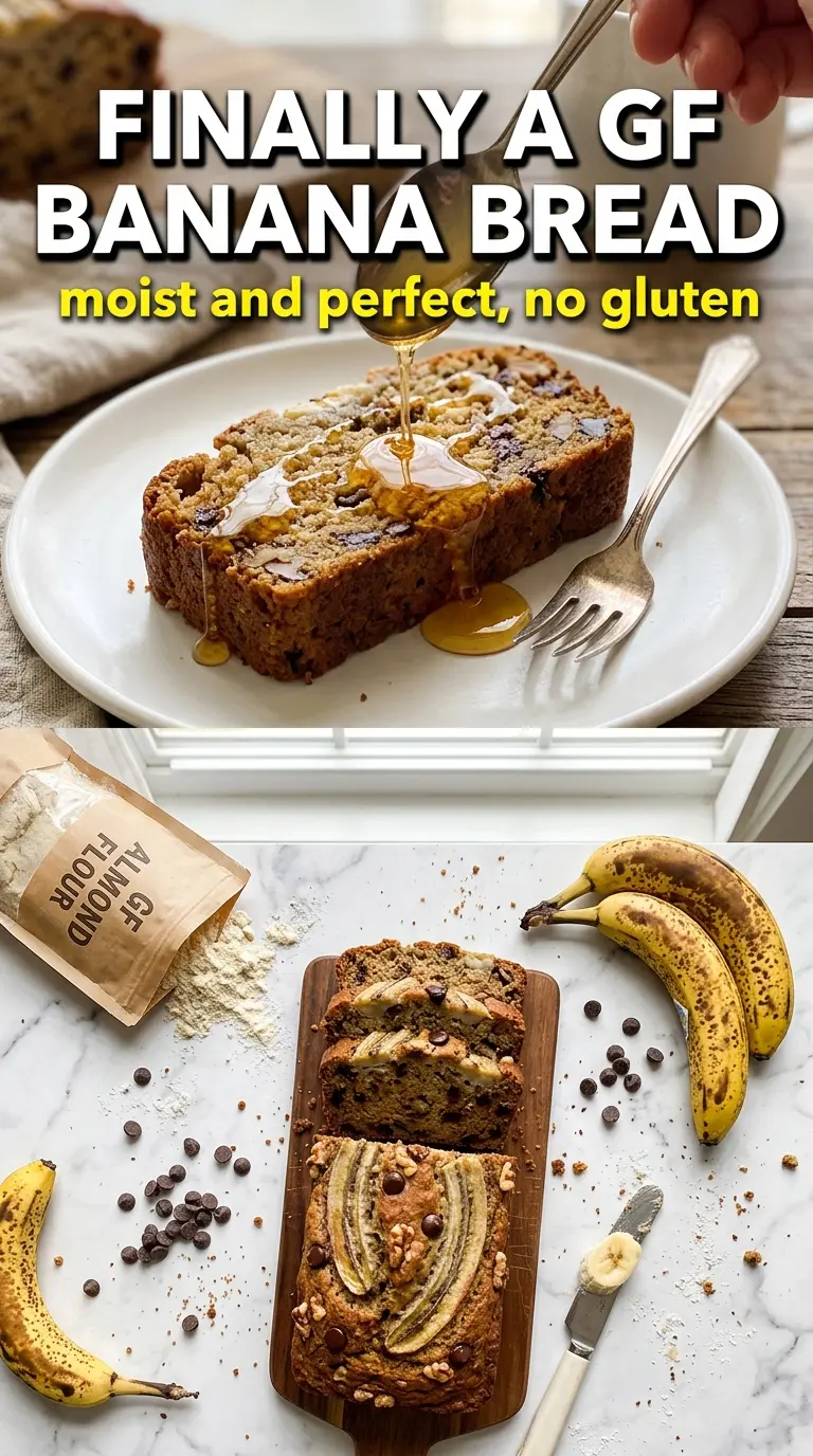 Gluten-Free Banana Bread golden moist loaf