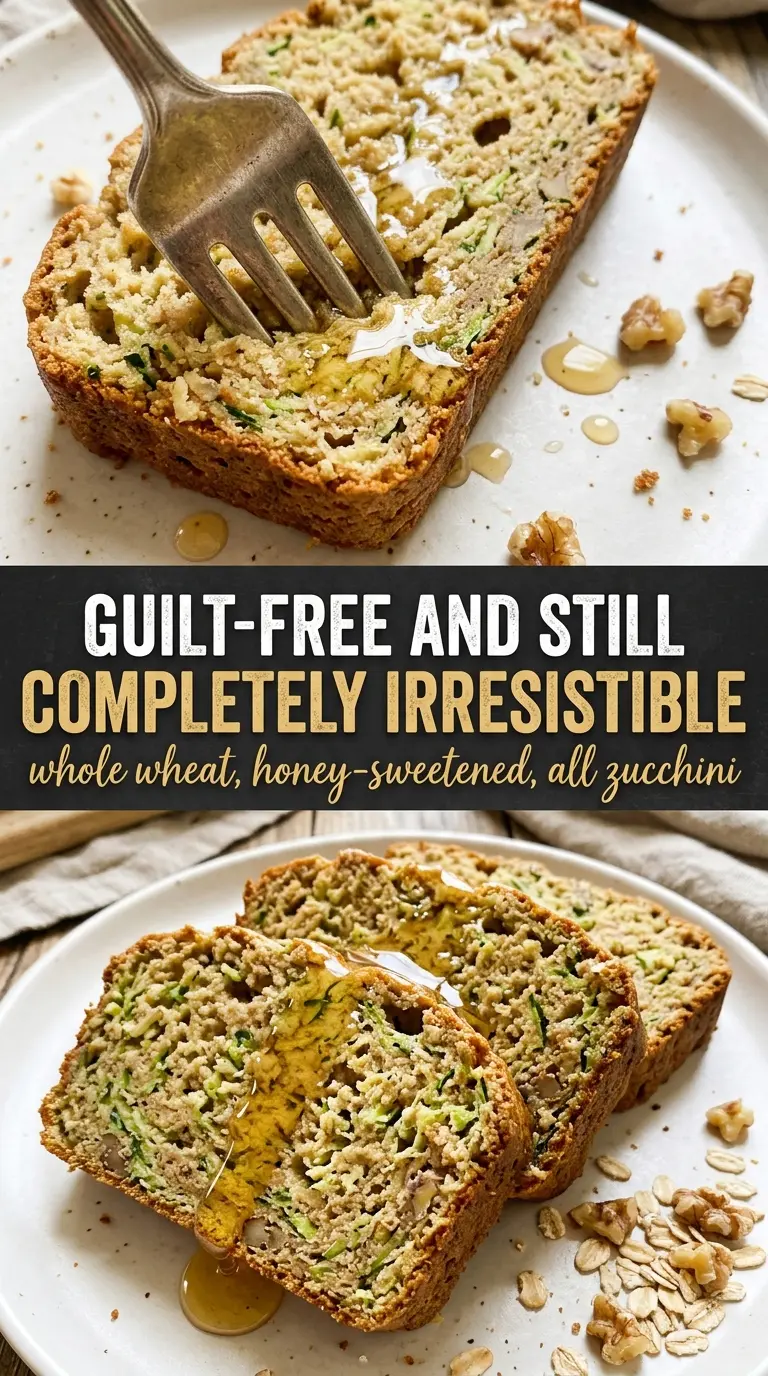 Healthy Zucchini Bread golden crumb