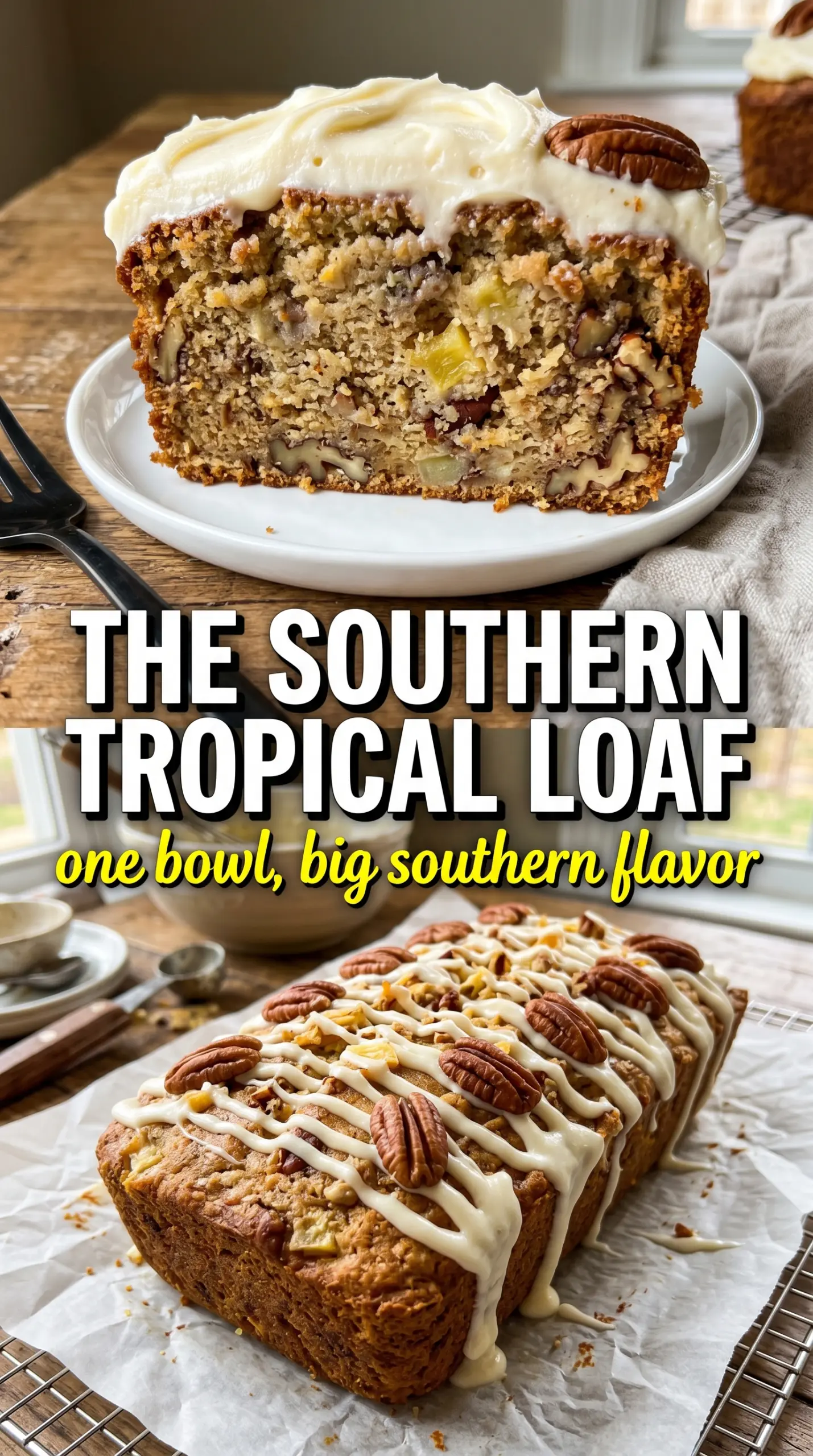 Hummingbird Bread tropical banana pineapple