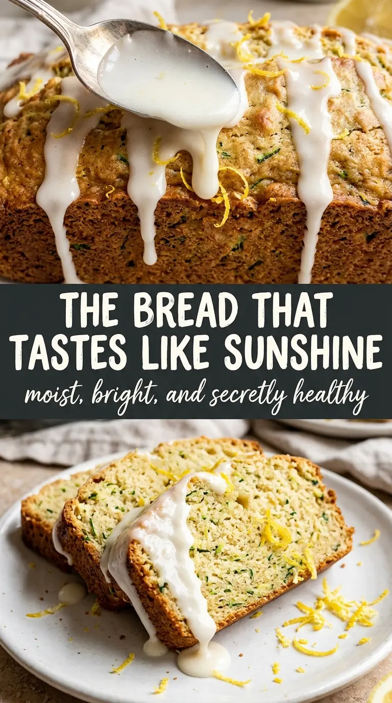 Lemon Zucchini Bread bright citrus glazed loaf