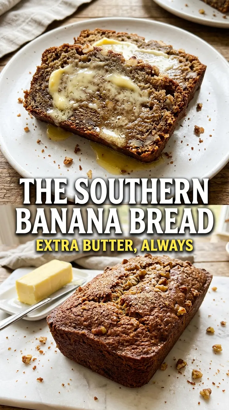 Paula Deen banana bread buttery moist crumb
