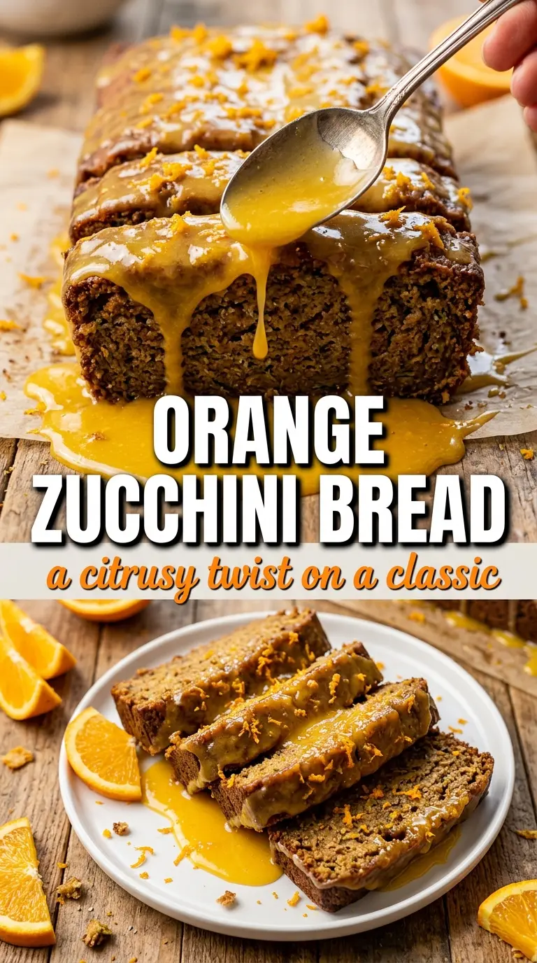 Orange Zucchini Bread bright citrusy loaf