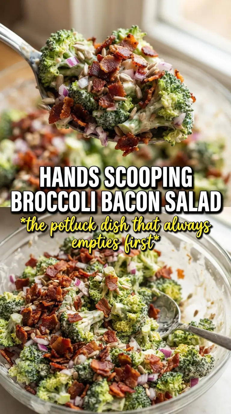 Broccoli Bacon Salad crisp creamy