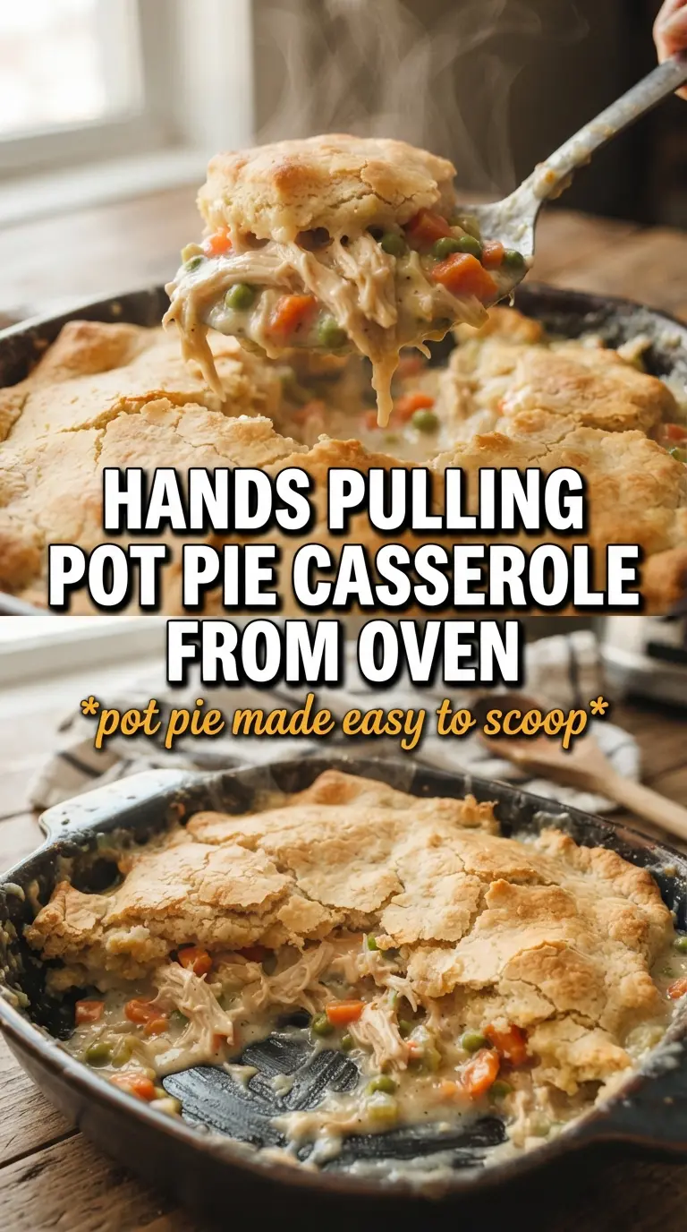 Chicken Pot Pie Casserole creamy golden hearty