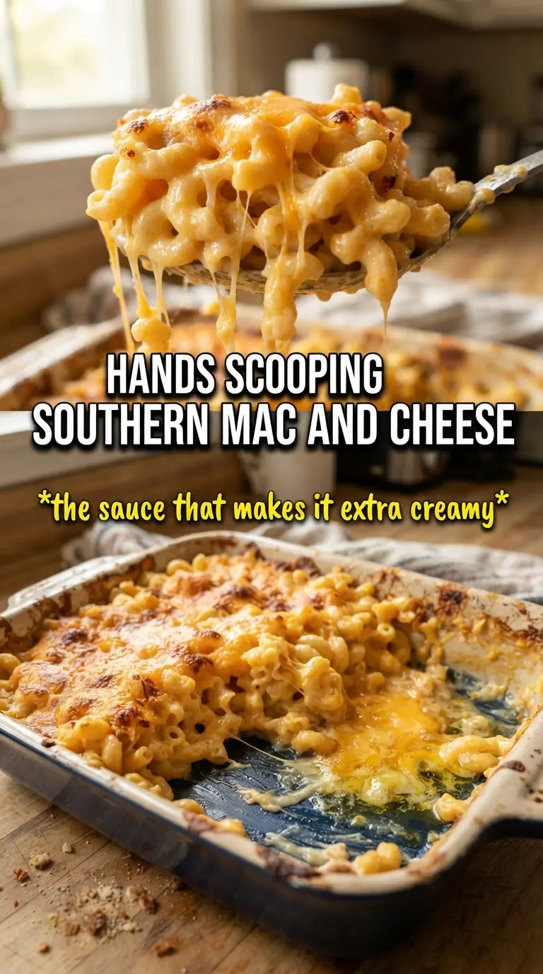Southern Mac And Cheese creamy baked cheesy